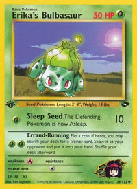 Erika's Bulbasaur (39/132) - Gym Challenge 1st Edition
