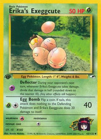 Erika's Exeggcute (43/132) - Gym Heroes 1st Edition