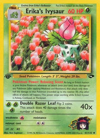 Erika's Ivysaur (41/132) - Gym Challenge 1st Edition
