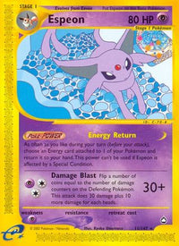 Espeon (11/147)  - Aquapolis