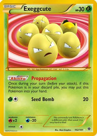 Exeggcute ( Secret Rare) (102/101)  - Plasma Blast Holofoil