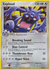 Exploud (6/101)  - Hidden Legends Holofoil