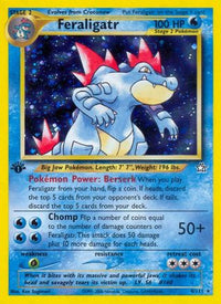 Feraligatr (4/111)  - Neo Genesis 1st Edition Holofoil