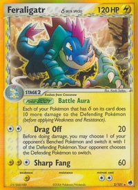 Feraligatr (Delta Species) (2/101) - Dragon Frontiers Holofoil