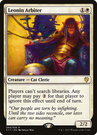 Leonin Arbiter [Commander 2017]