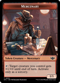 Mercenary // Ox Double-Sided Token [Outlaws of Thunder Junction Tokens] - POKÉ JEUX