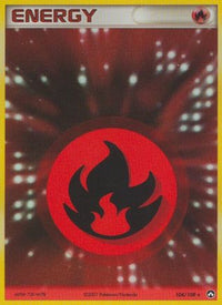 Fire Energy (104/108) - Power Keepers Holofoil