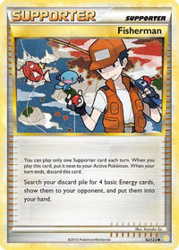 Fisherman (92/123)  - HeartGold SoulSilver