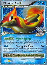 Floatzel GL Lv.X (104/111) - Rising Rivals Holofoil