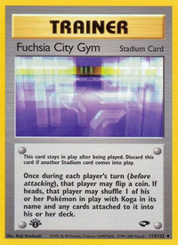 Fuchsia City Gym (114/132) - Gym Challenge 1st Edition