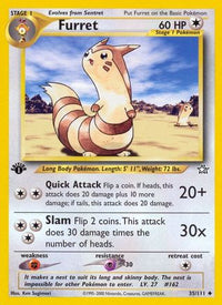 Furret (35/111) - Neo Genesis 1st Edition