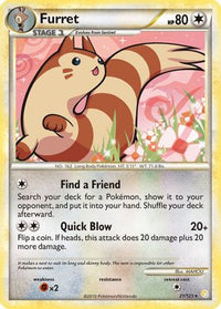 Furret (21/123) - HeartGold SoulSilver