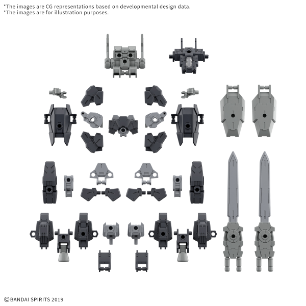30MM 1/144 OPTION PARTS SET 20 （FULL ARMOR UNIT 1） (Pre-Order)