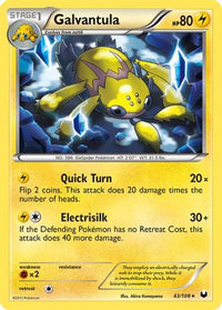 Galvantula (43/108)  - Dark Explorers