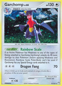 Garchomp (9/123)  - Mysterious Treasures Holofoil
