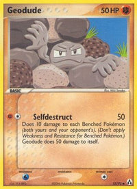 Geodude (53/92) (Estampillé) [EX : Legend Maker] 