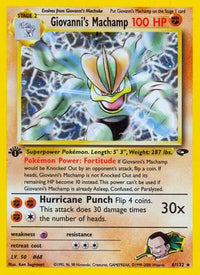 Giovanni's Machamp (6/132) [Gym Challenge 1ère édition] 