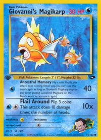 Giovanni's Magikarp (73/132) - Gym Challenge 1st Edition