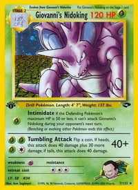Giovanni's Nidoking (7/132)  - Gym Challenge