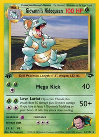 Giovanni's Nidoqueen (23/132)  - Gym Challenge Unlimited