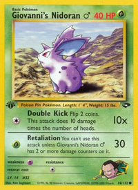 Giovanni's Nidoran M (76/132)  - Gym Challenge Unlimited