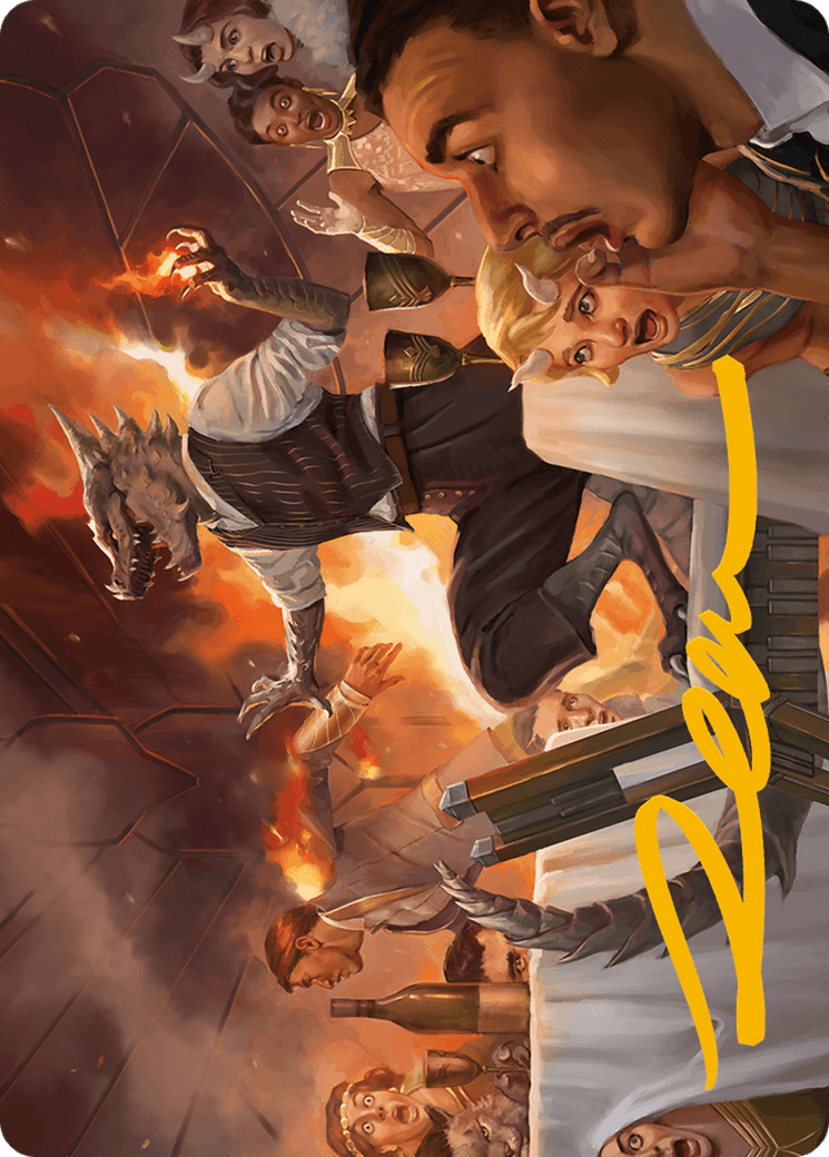 Party Thrasher Art Card (Gold-Stamped Signature) [Modern Horizons 3 Art Series] - POKÉ JEUX