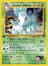 Nidorina de Giovanni (44/132) [Gym Challenge 1ère édition] 