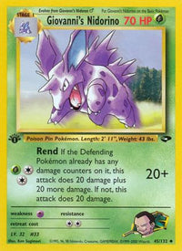 Nidorino de Giovanni (45/132) [Gym Challenge 1ère édition] 