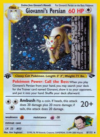 Giovanni's Persian (8/132)  - Gym Challenge