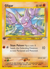 Gligar (67/105) - Neo Destiny 1st Edition
