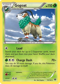 Gogoat (19/146)  - XY Base Set Holofoil