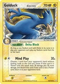 Golduck (Delta Species) (43/110)  - Holon Phantoms
