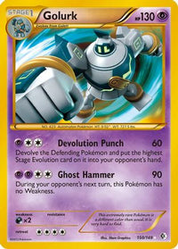 Golurk (150/149)  - Boundaries Crossed Holofoil