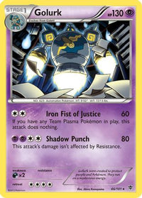 Golurk (46/101)  - Plasma Blast Holofoil