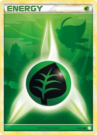 Grass Energy (115/123)  - HeartGold SoulSilver Reverse Holofoil
