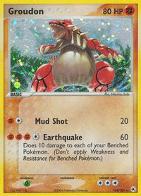 Groudon (102/101)  - Hidden Legends Holofoil
