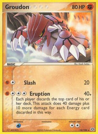 Groudon (14/106)  - Emerald Reverse Holofoil