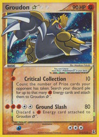 Groudon Star (111/113)  - Delta Species Holofoil