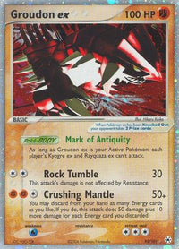 Groudon ex (93/101)  - Hidden Legends Holofoil