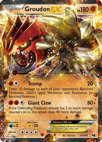 Groudon EX (54/108) - Dark Explorers Holofoil