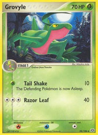 Grovyle (28/106)  - Emerald