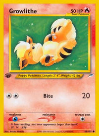 Growlithe (68/105)  - Neo Destiny Unlimited