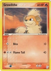 Growlithe (4/12)  - EX Trainer Kit 2 Plusle & Minun