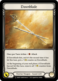 Dawnblade [U-CRU078] (Crucible of War Unlimited) Unlimited Rainbow Foil - POKÉ JEUX