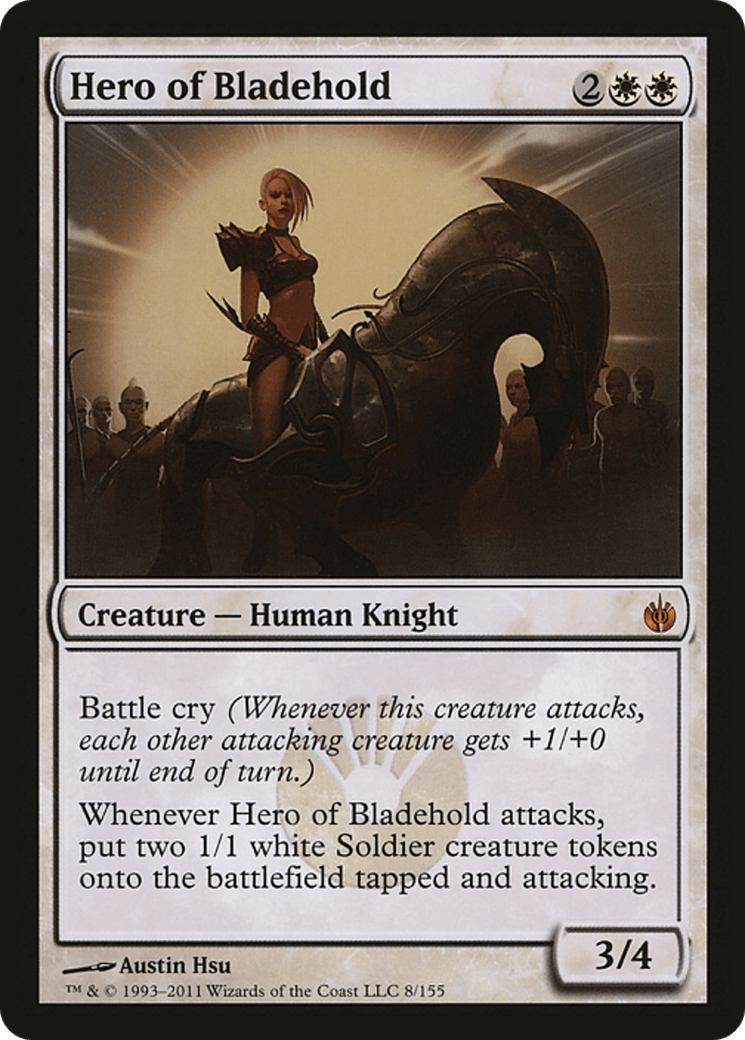 Hero of Bladehold (Mirrodin Besieged) (Oversized) [Oversize Cards] - POKÉ JEUX