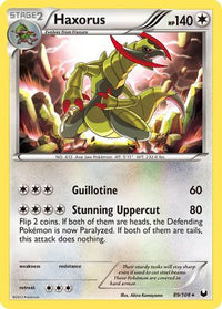 Haxorus (89/108) - Dark Explorers Holofoil