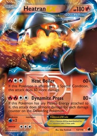 Heatran EX (Team Plasma) (13/116)  - Plasma Freeze Holofoil