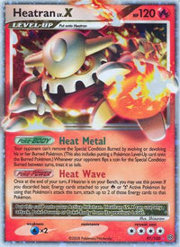 Heatran LV.X (97/100) - Stormfront Holofoil