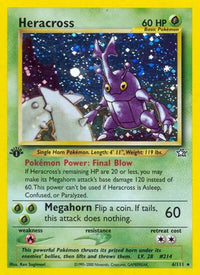 Heracross (6/111) - Neo Genesis 1st Edition Holofoil