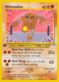 Hitmonlee (42/105)  - Neo Destiny Unlimited
